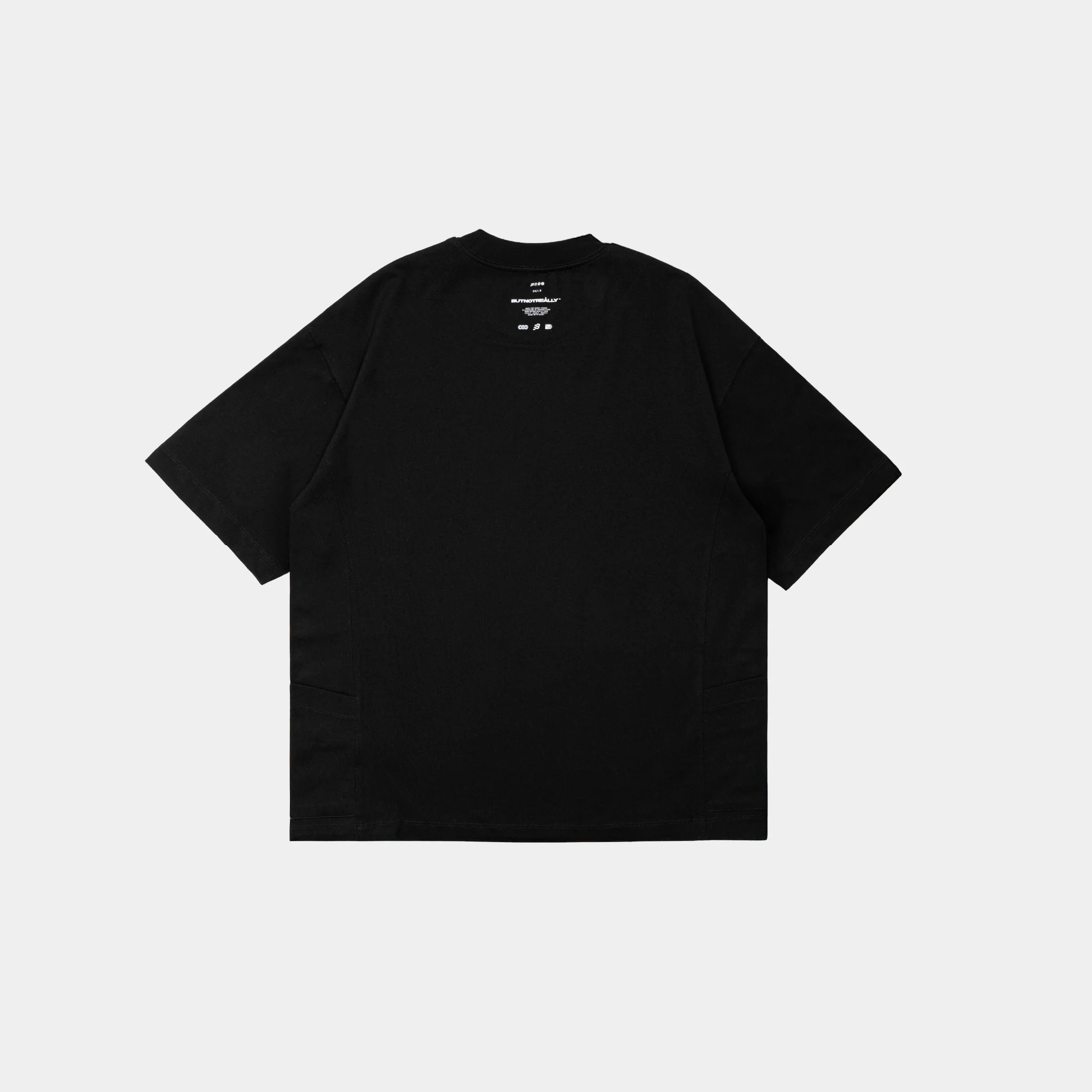 ButNotReally™ Core Cotton Double Side Pockets Oversized Tee - Image 2