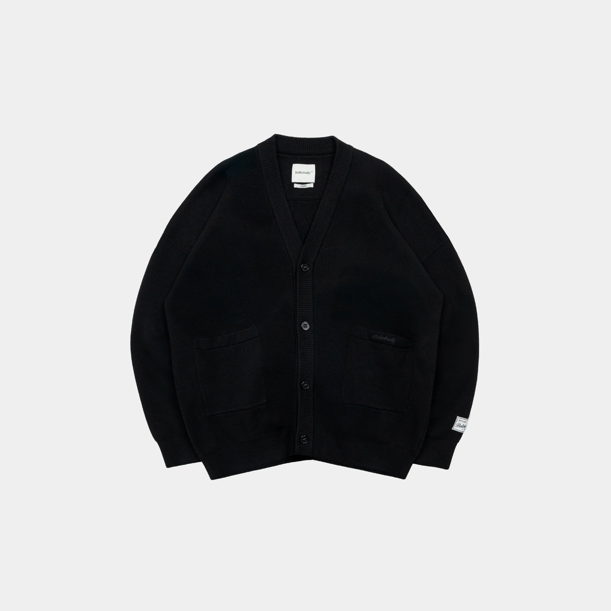 ButNotReally™ Core Cotton Oversized Knitted Cardigan