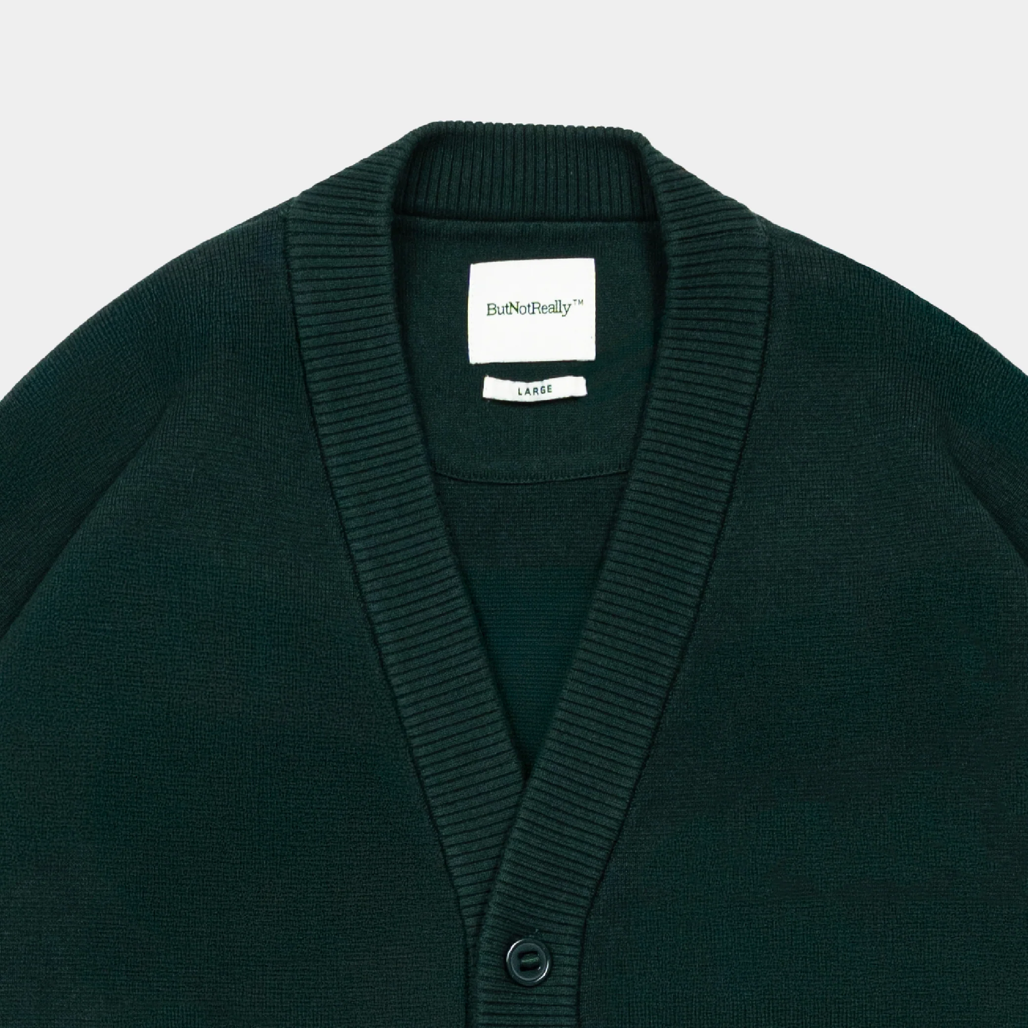 ButNotReally™ Core Cotton Oversized Knitted Cardigan - Image 3
