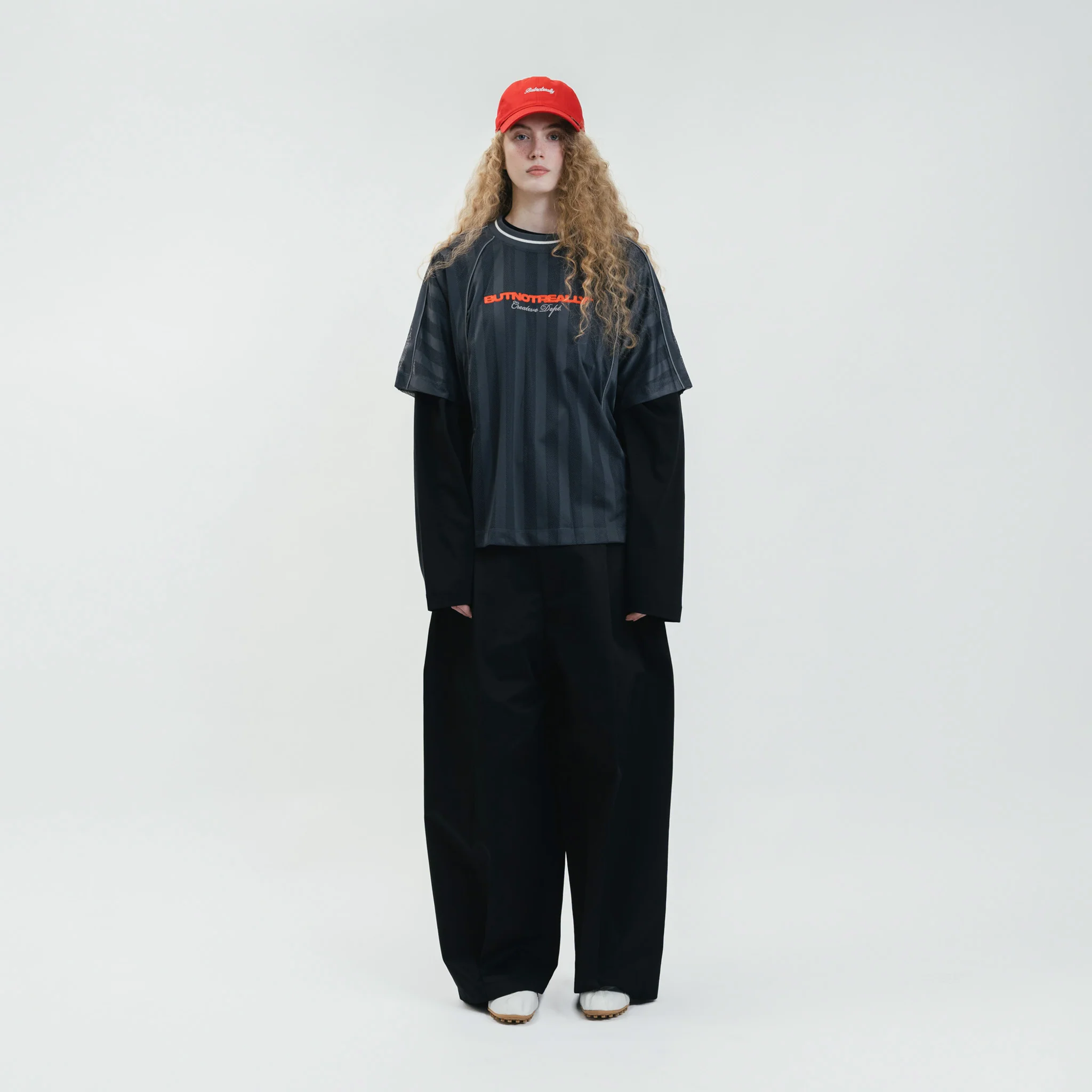 ButNotReally™ Core Cotton Wide Pleated Pants - Image 2