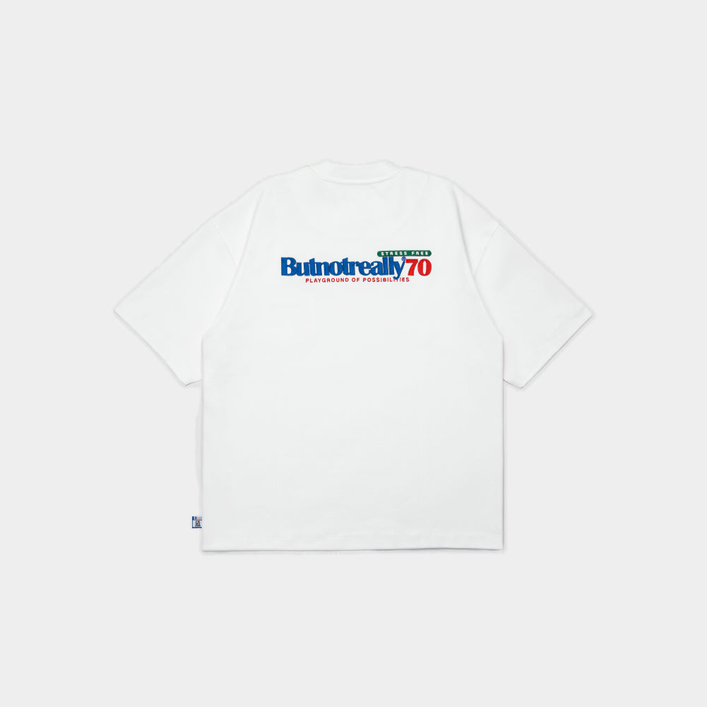 ButNotReally™ Graphic Interlock Oversized Pocket Tee - Image 2