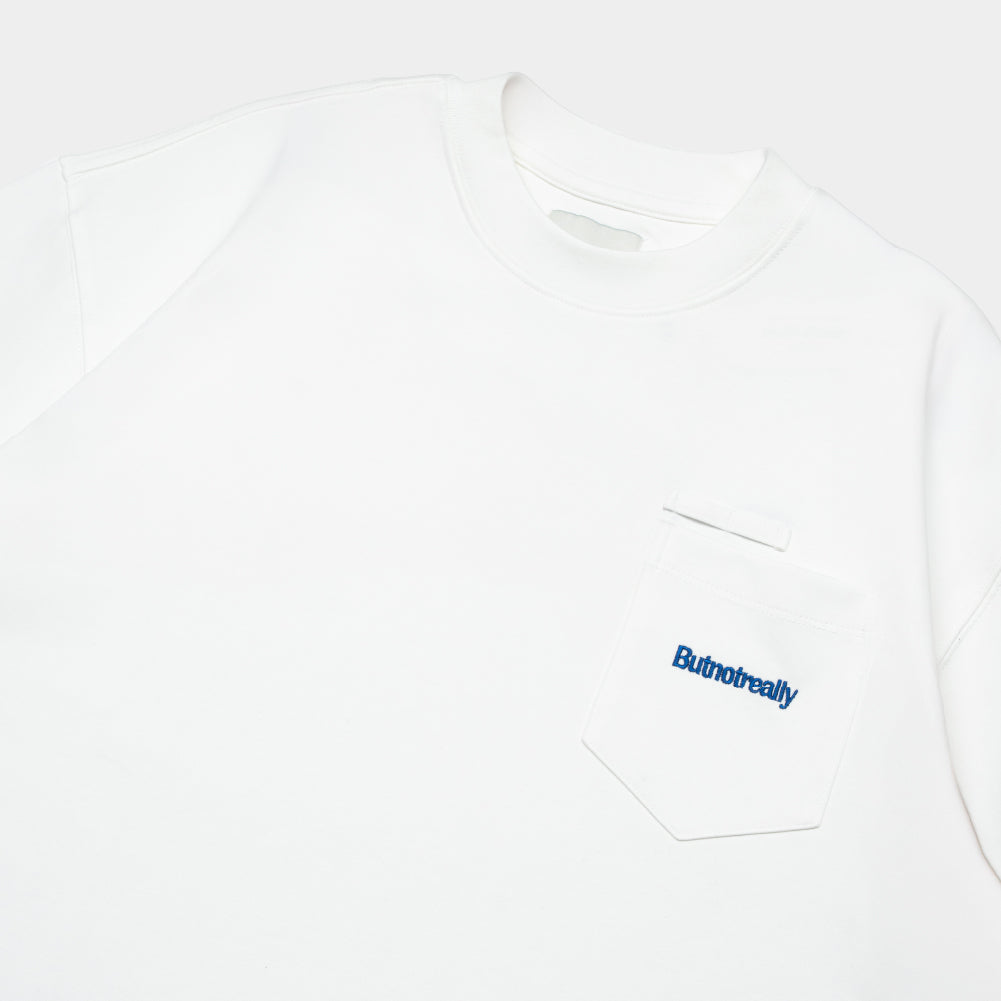 ButNotReally™ Graphic Interlock Oversized Pocket Tee - Image 3
