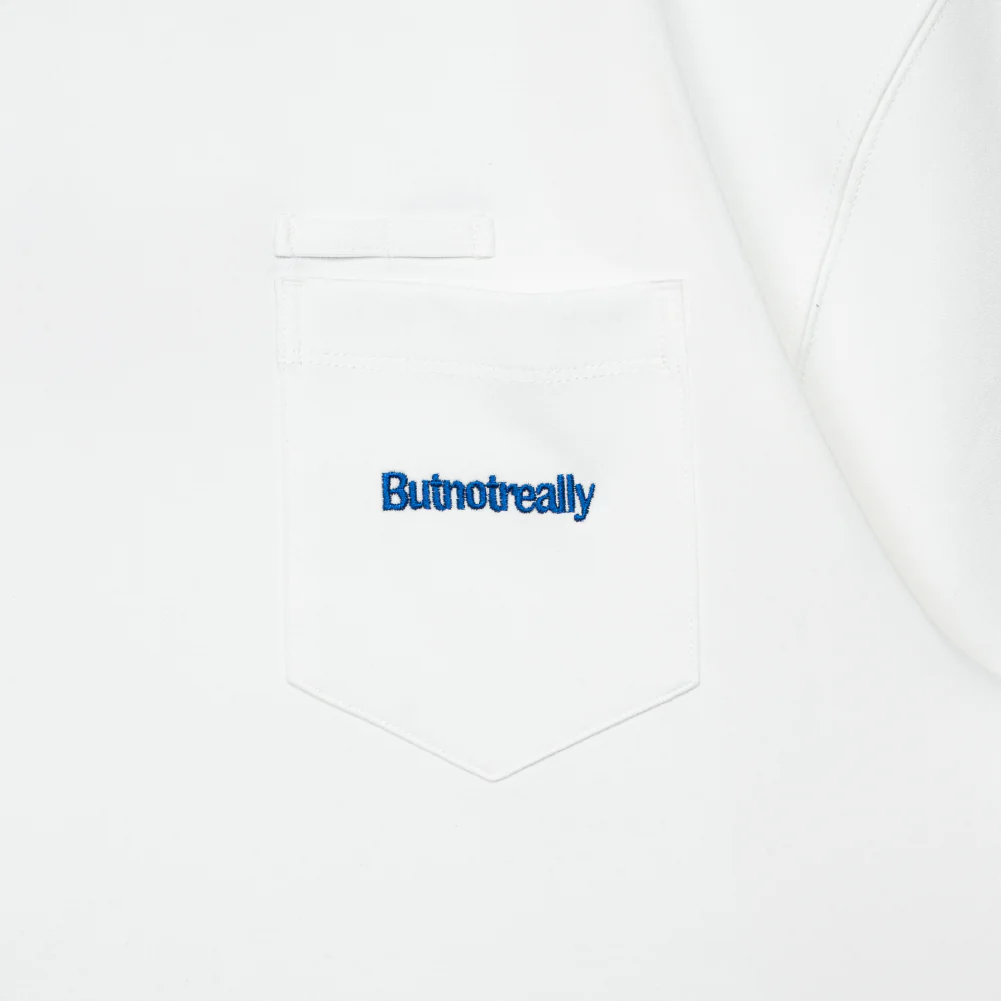 ButNotReally™ Graphic Interlock Oversized Pocket Tee - Image 4