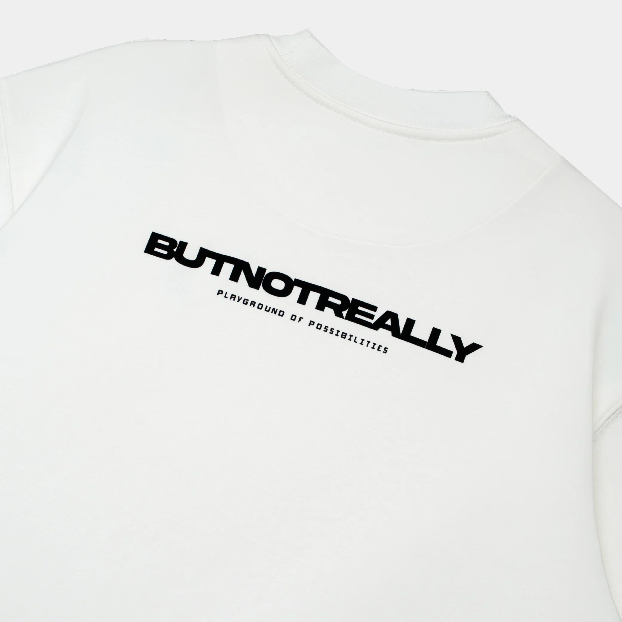 ButNotReally™ Graphic Interlock Oversized Tee - Image 4