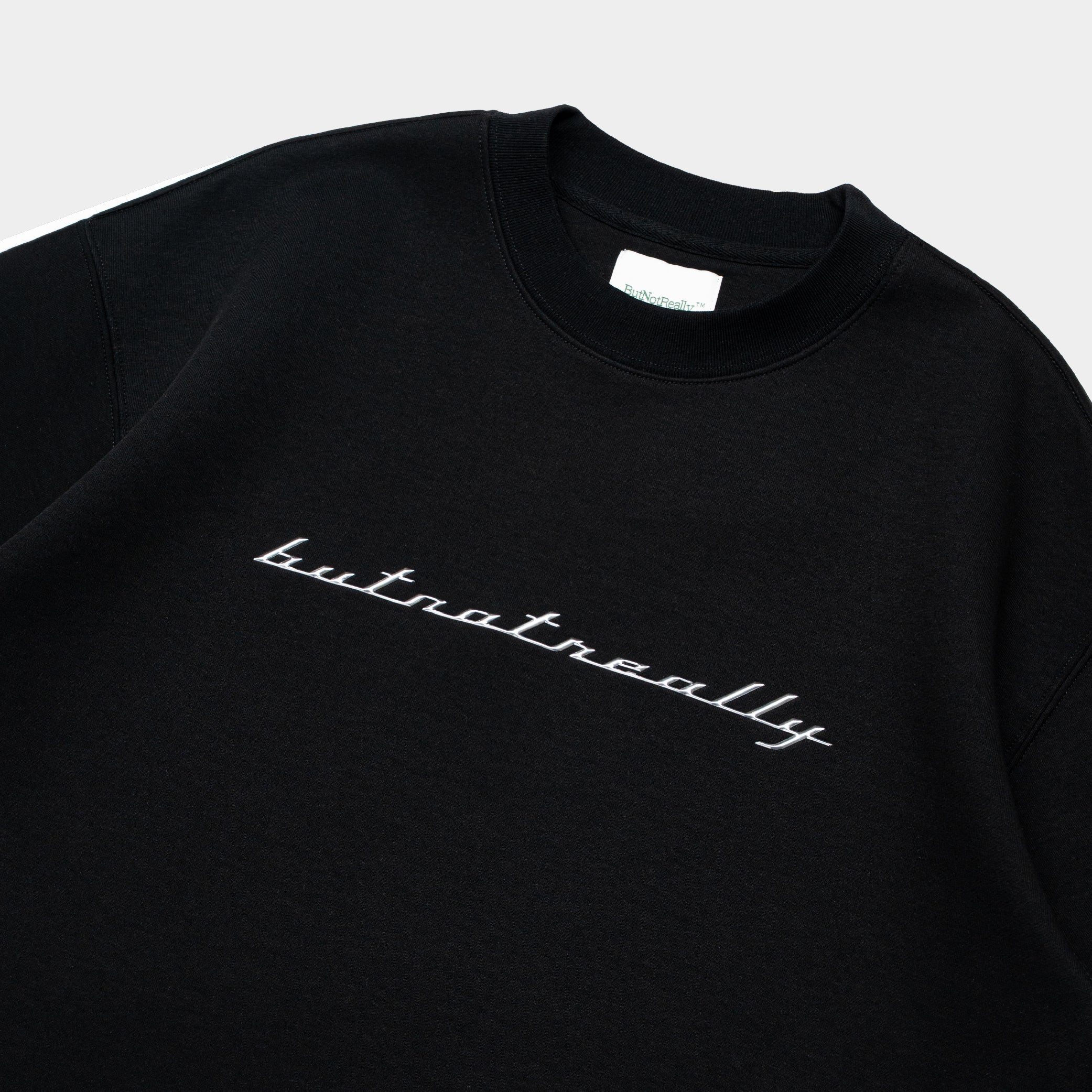 ButNotReally™ Graphic Neoprene Oversized Tee - Image 3