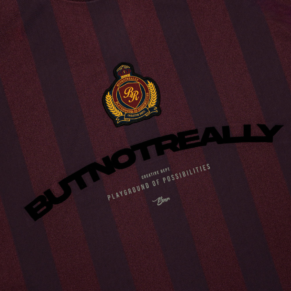 ButNotReally™ Graphic Stripes Oversized Jersey - Image 4