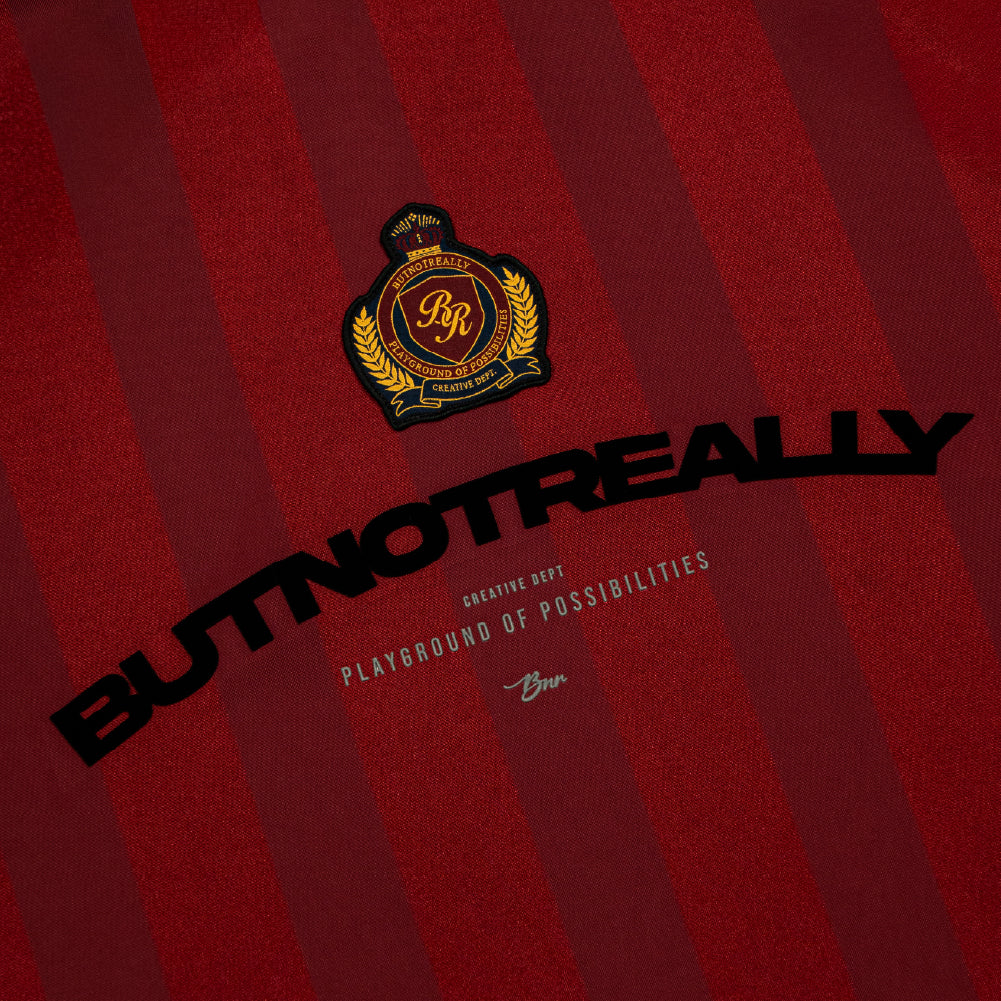 ButNotReally™ Graphic Stripes Oversized Jersey - Image 4