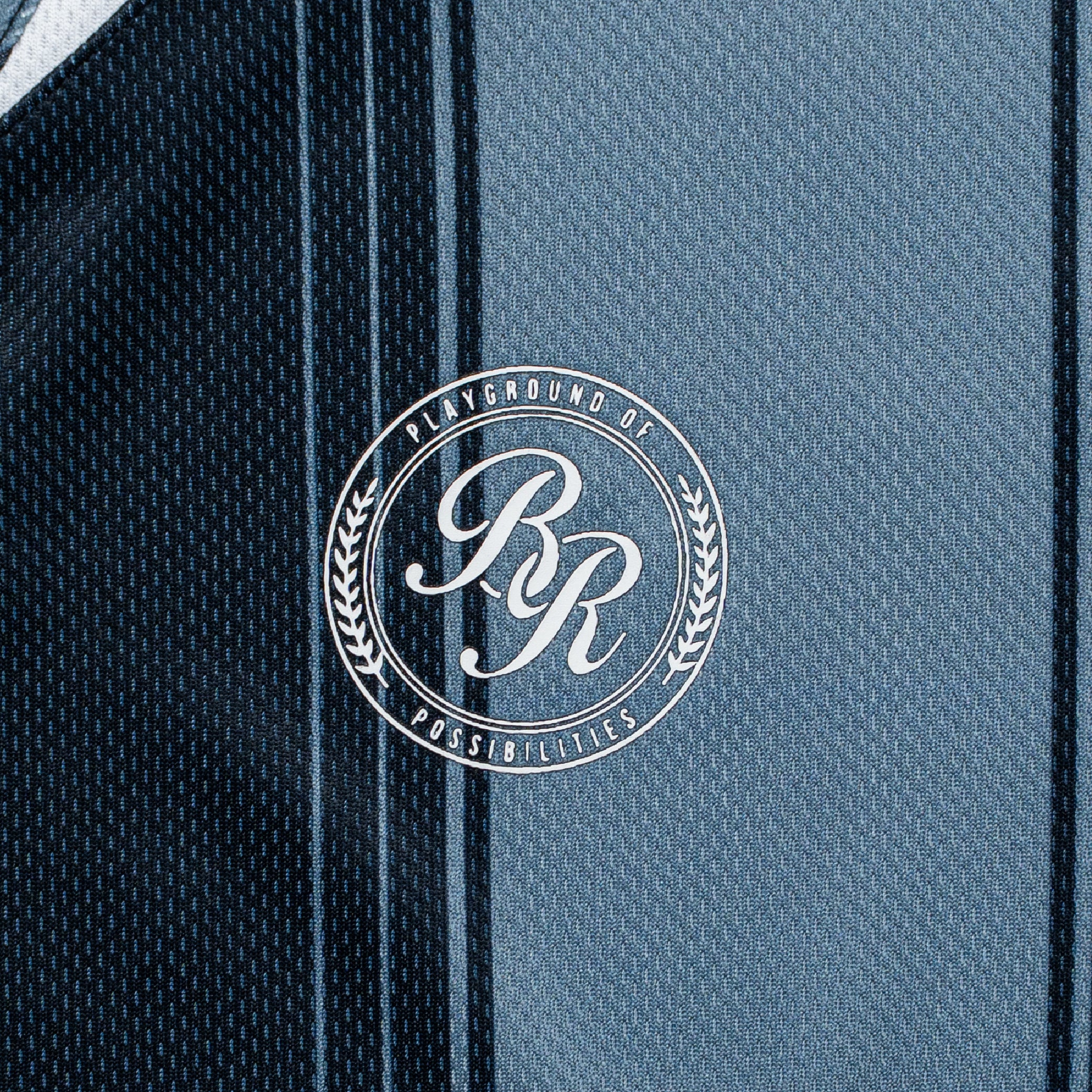 ButNotReally™ Mesh Stripes Oversized Longsleeves Polo Jersey - Image 4