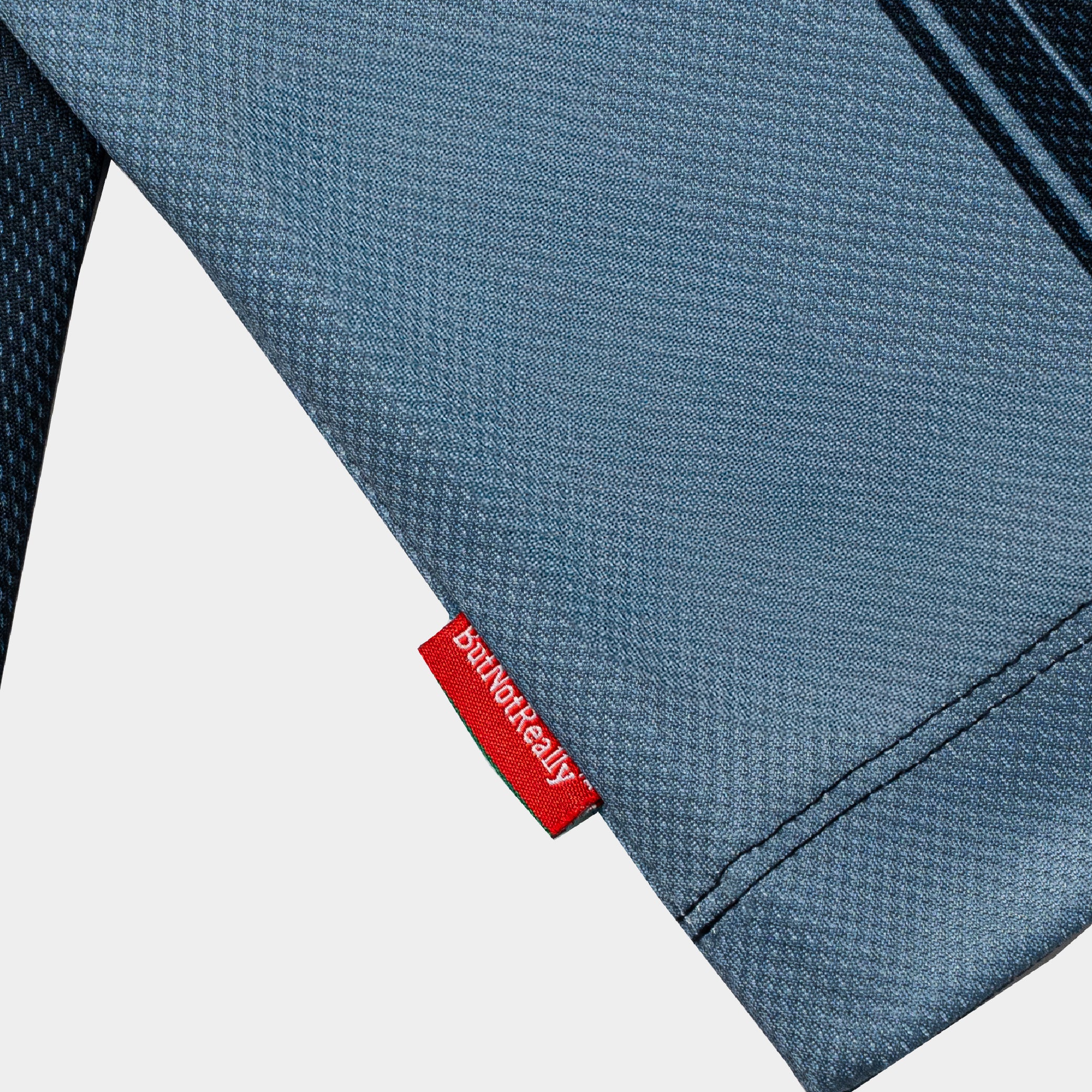 ButNotReally™ Mesh Stripes Oversized Longsleeves Polo Jersey - Image 9