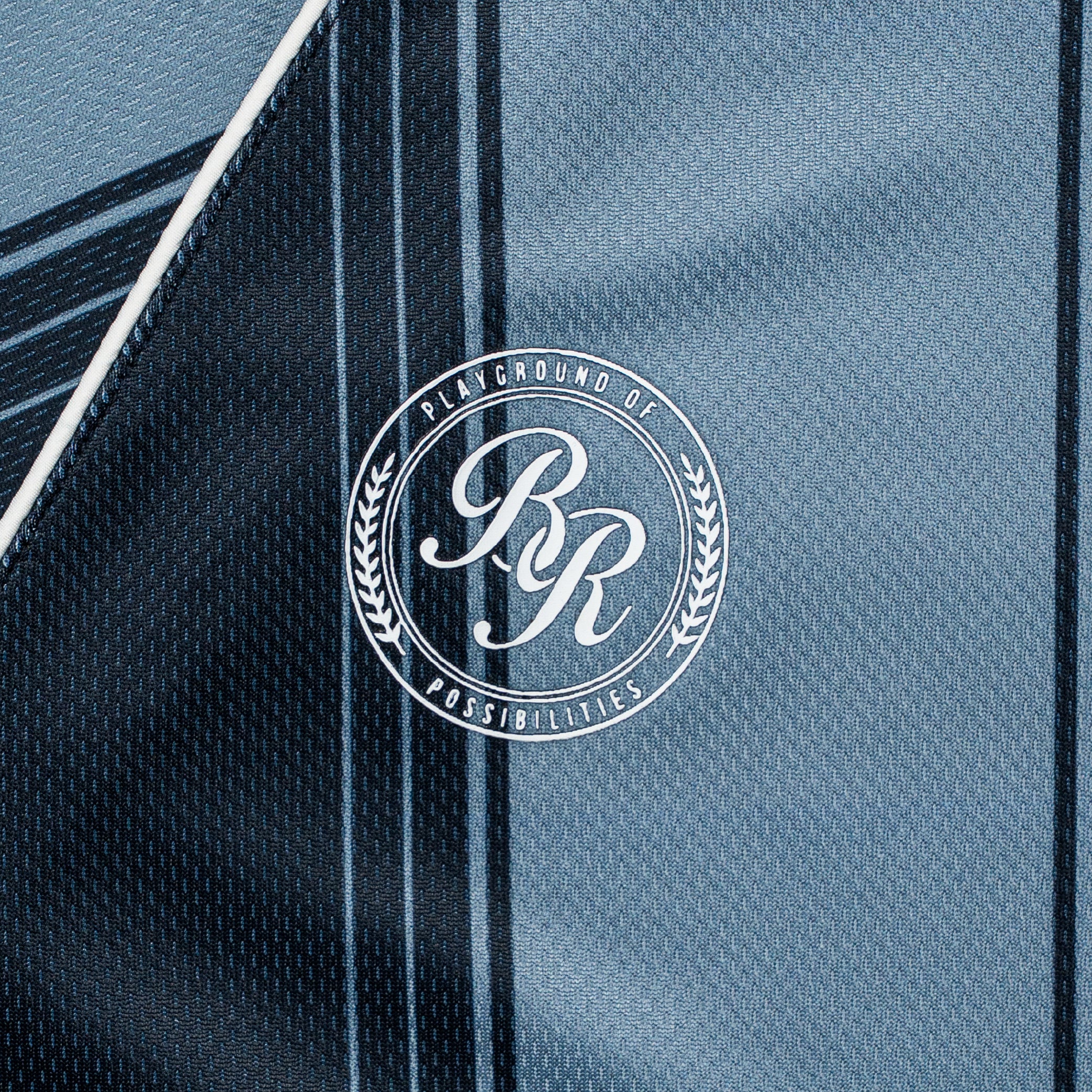 ButNotReally™ Mesh Stripes Oversized Polo Jersey - Image 4