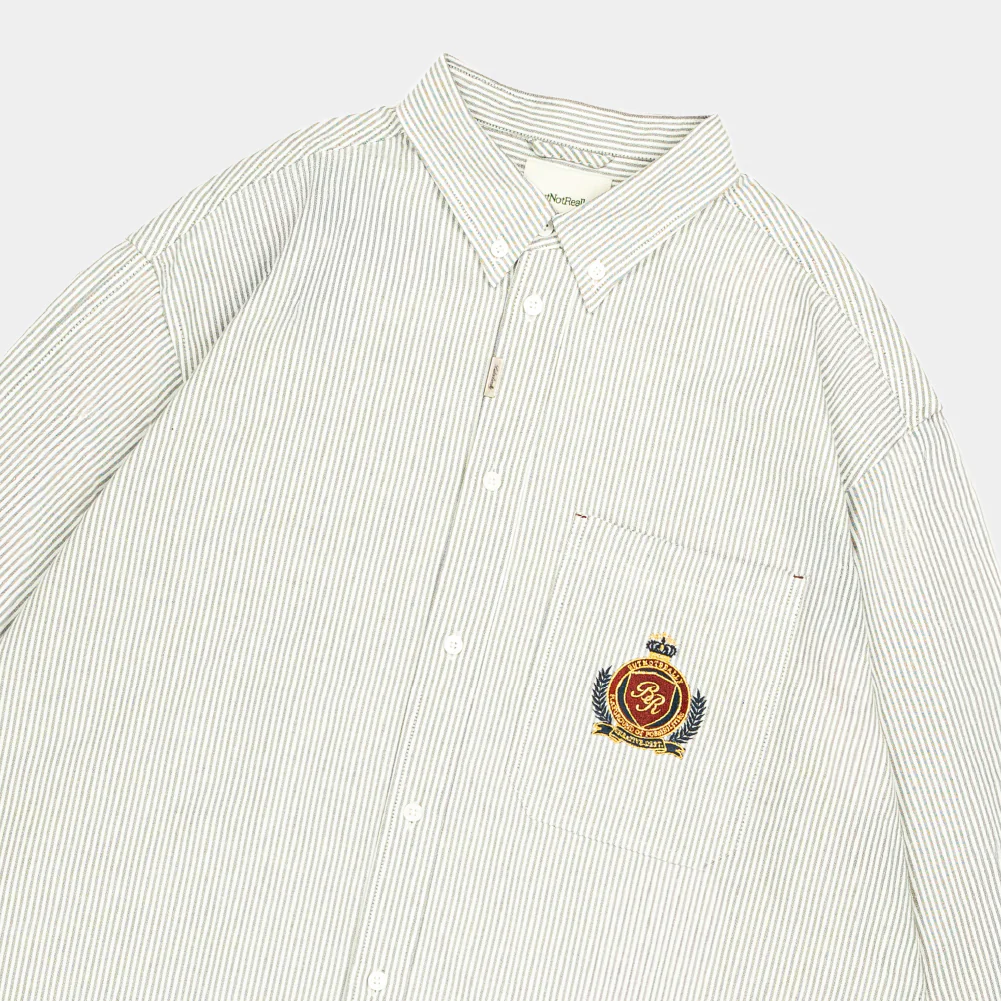 ButNotReally™ Oxford Oversized Long Sleeves Work Shirt - Image 4