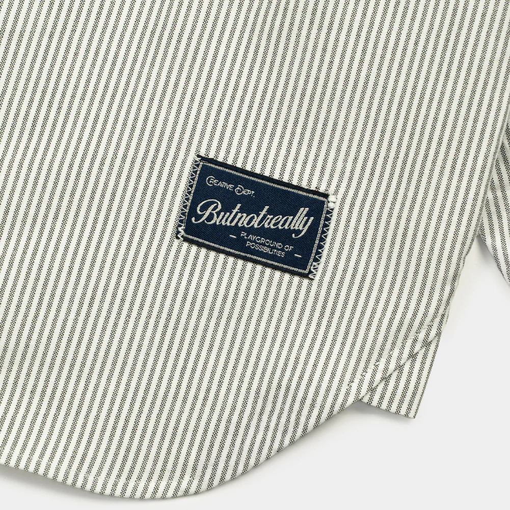 ButNotReally™ Oxford Oversized Long Sleeves Work Shirt - Image 9