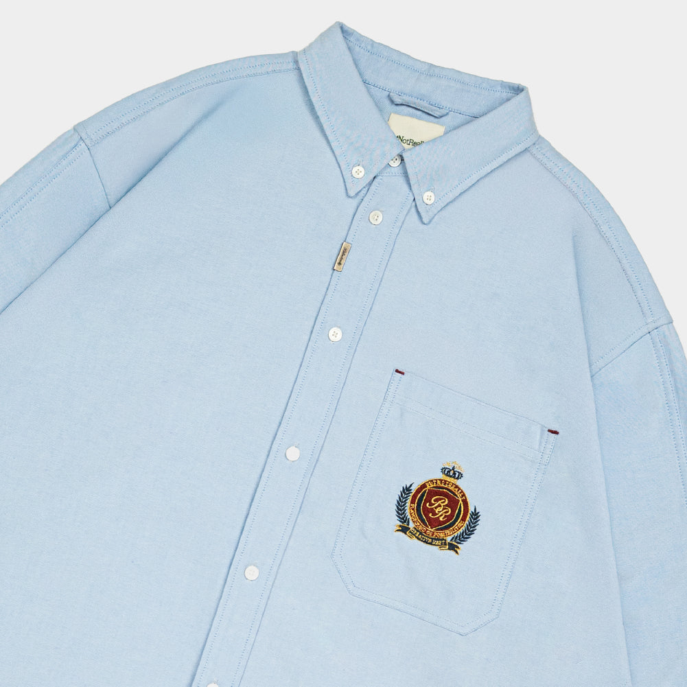 ButNotReally™ Oxford Oversized Long Sleeves Work Shirt - Image 3