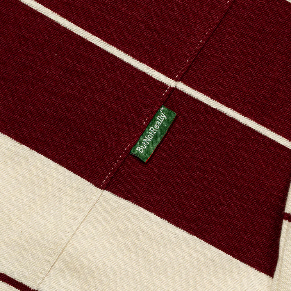 ButNotReally™ Stripes Interlock Long Sleeves Polo Tee - Image 6