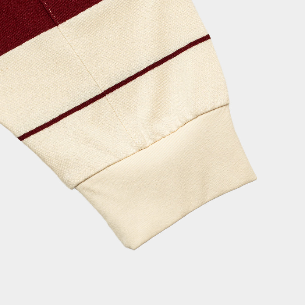 ButNotReally™ Stripes Interlock Long Sleeves Polo Tee - Image 7