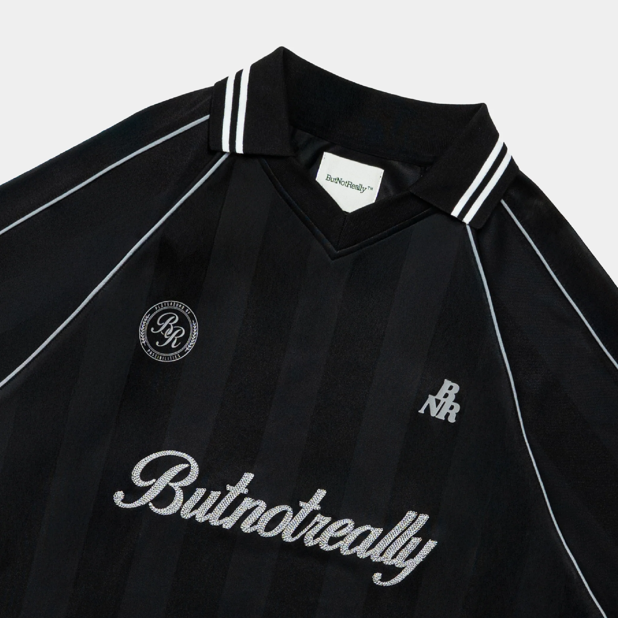 ButNotReally™ Stripes Oversized Polo Jersey - Image 3