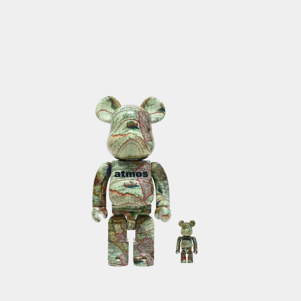 Medicom Be@rbrick atmos Aged Map 100% & 400% - Image 6