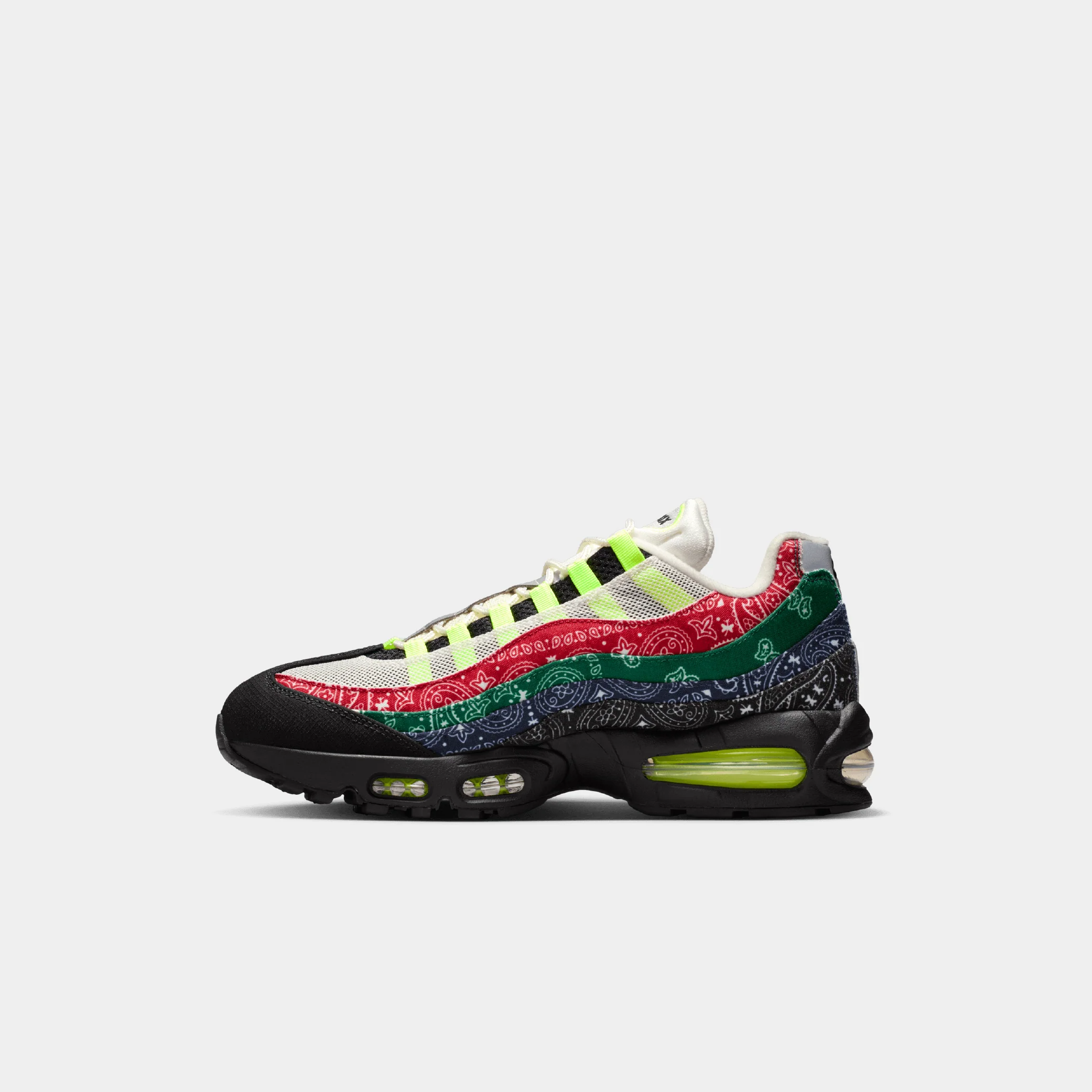 Nike Air Max 95 Big Bubble "Volt and University Red" - Image 3