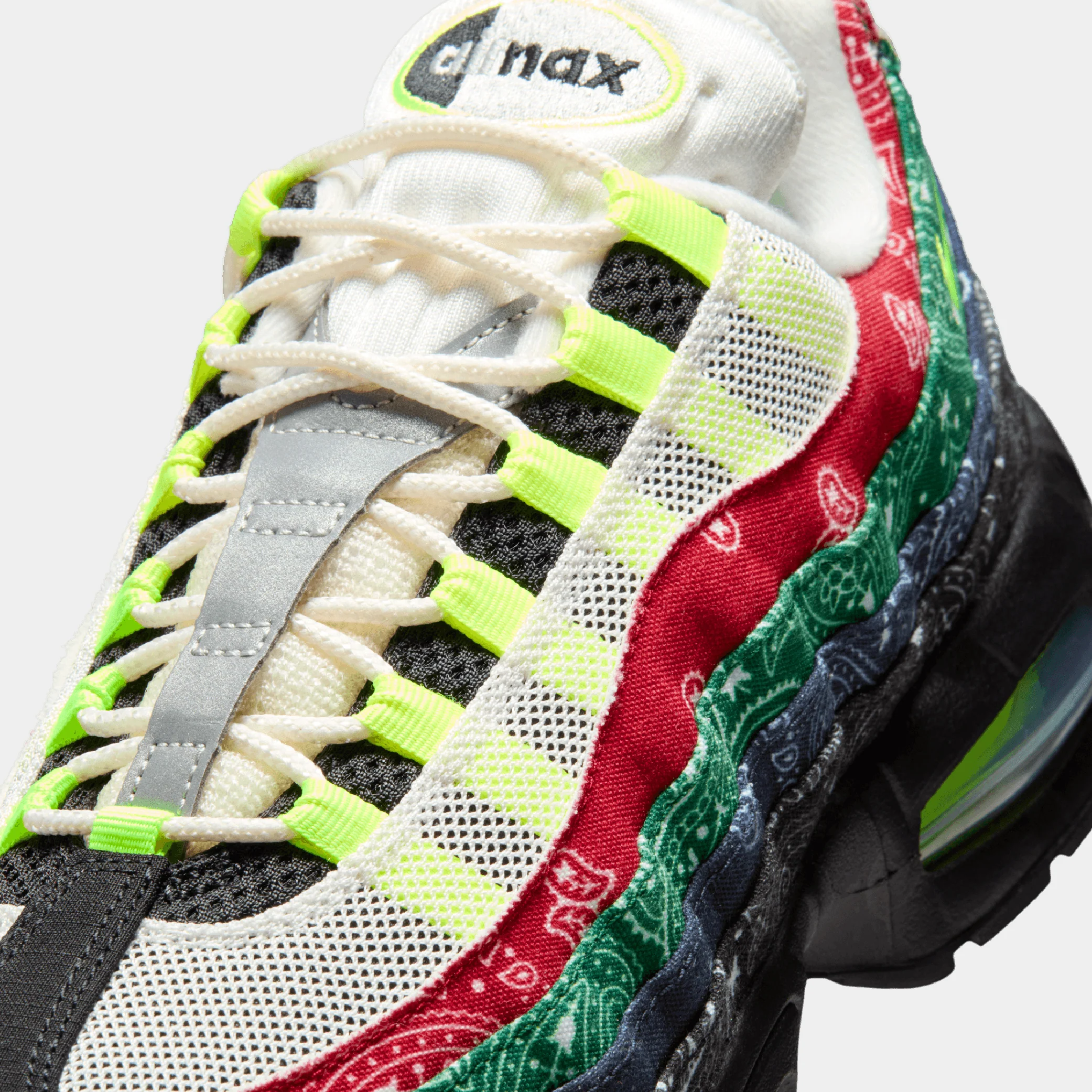 Nike Air Max 95 Big Bubble "Volt and University Red" - Image 7