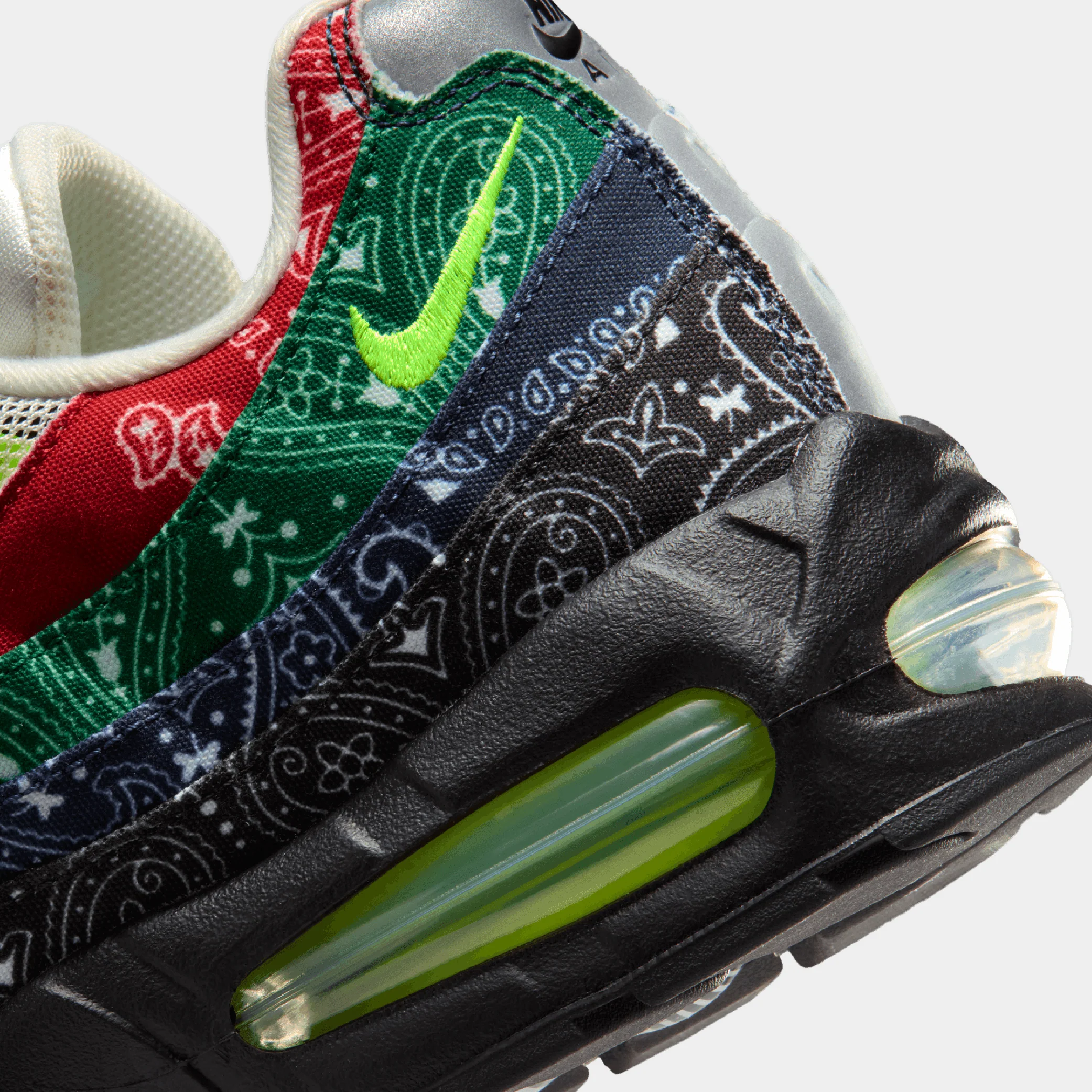 Nike Air Max 95 Big Bubble "Volt and University Red" - Image 8